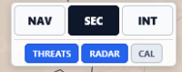 The map mode and layer buttons in the top-left control.